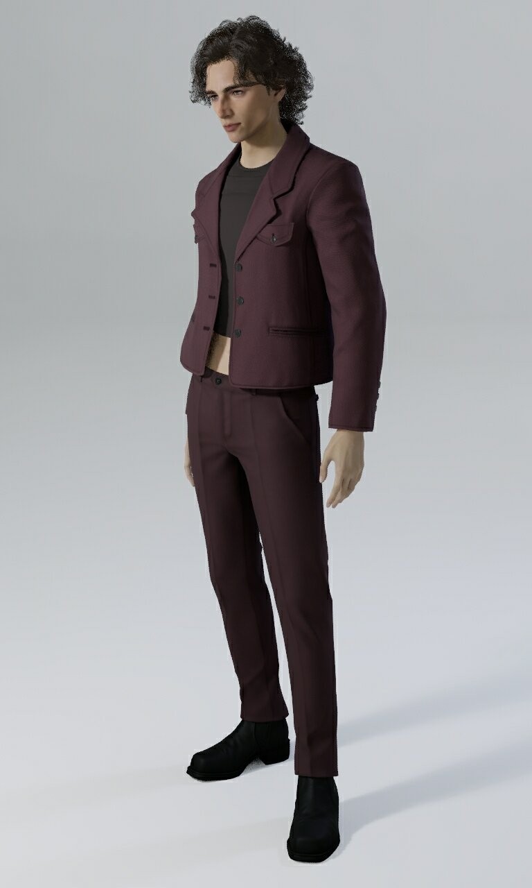 《inZOI》复古猎装男夹克服装分享