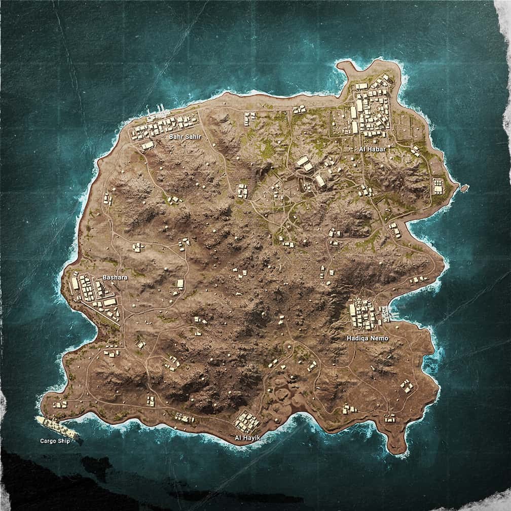 《PUBG》全地图场景
