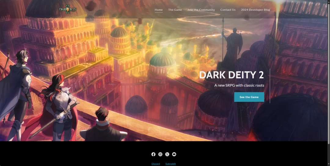 《Dark Deity 2》游戏官网地址介绍