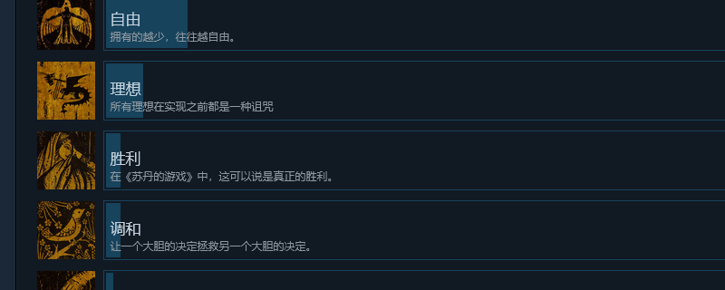 《苏丹的游戏》全成就攻略分享
