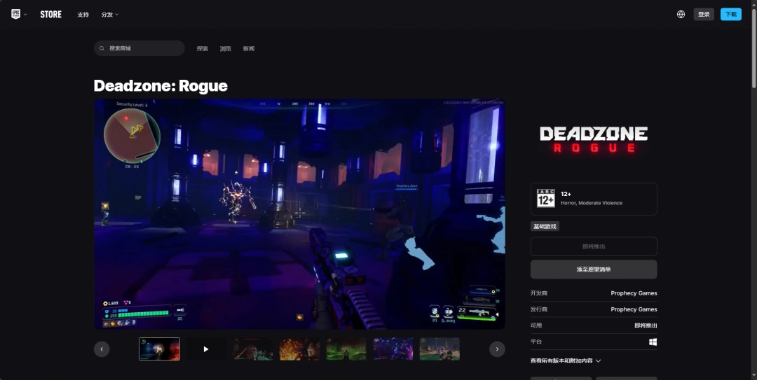《死亡地带：Rogue》游戏游玩平台介绍