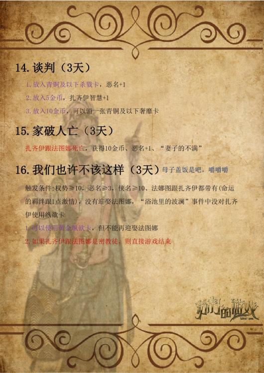 《苏丹的游戏》法图娜和扎齐伊全流程攻略分享