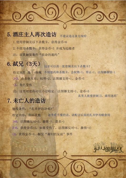 《苏丹的游戏》法图娜和扎齐伊全流程攻略分享