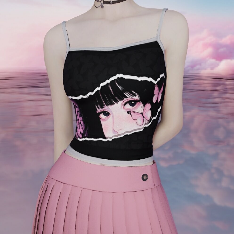 《inZOI》吊带背心百褶裙服装分享