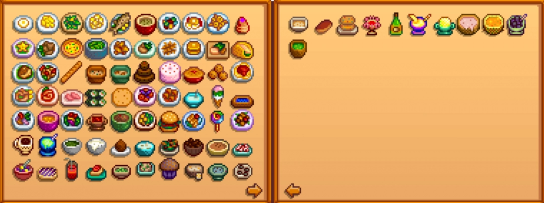 《星露谷物语》全烹饪食品代码介绍